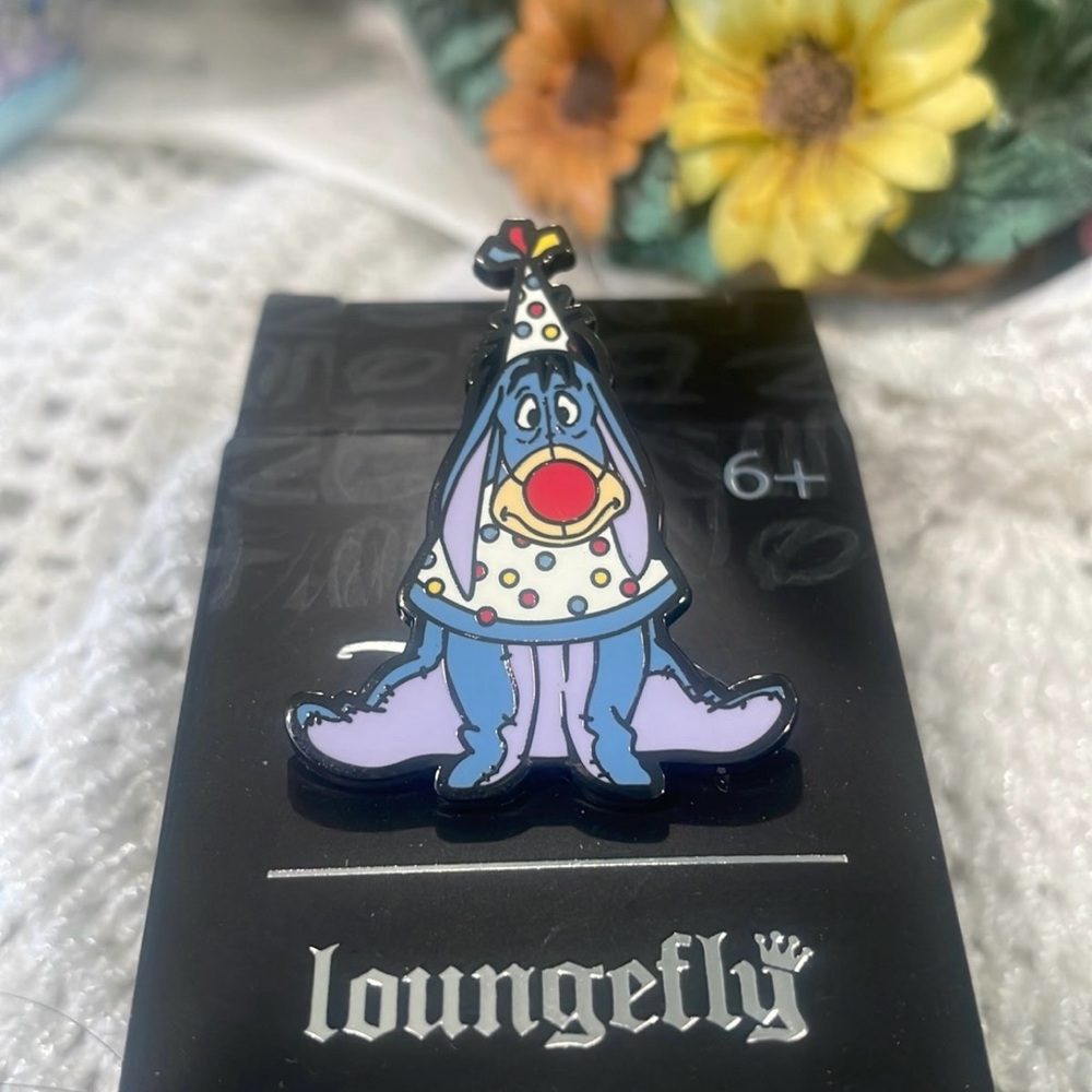 Loungefly Eeyore Clown Enamel Pin